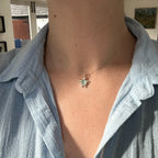 Sea glass turtle pendant No. 8
