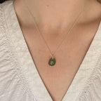 Turtle silhouette pendant No. 3