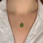 Turtle silhouette pendant No. 2