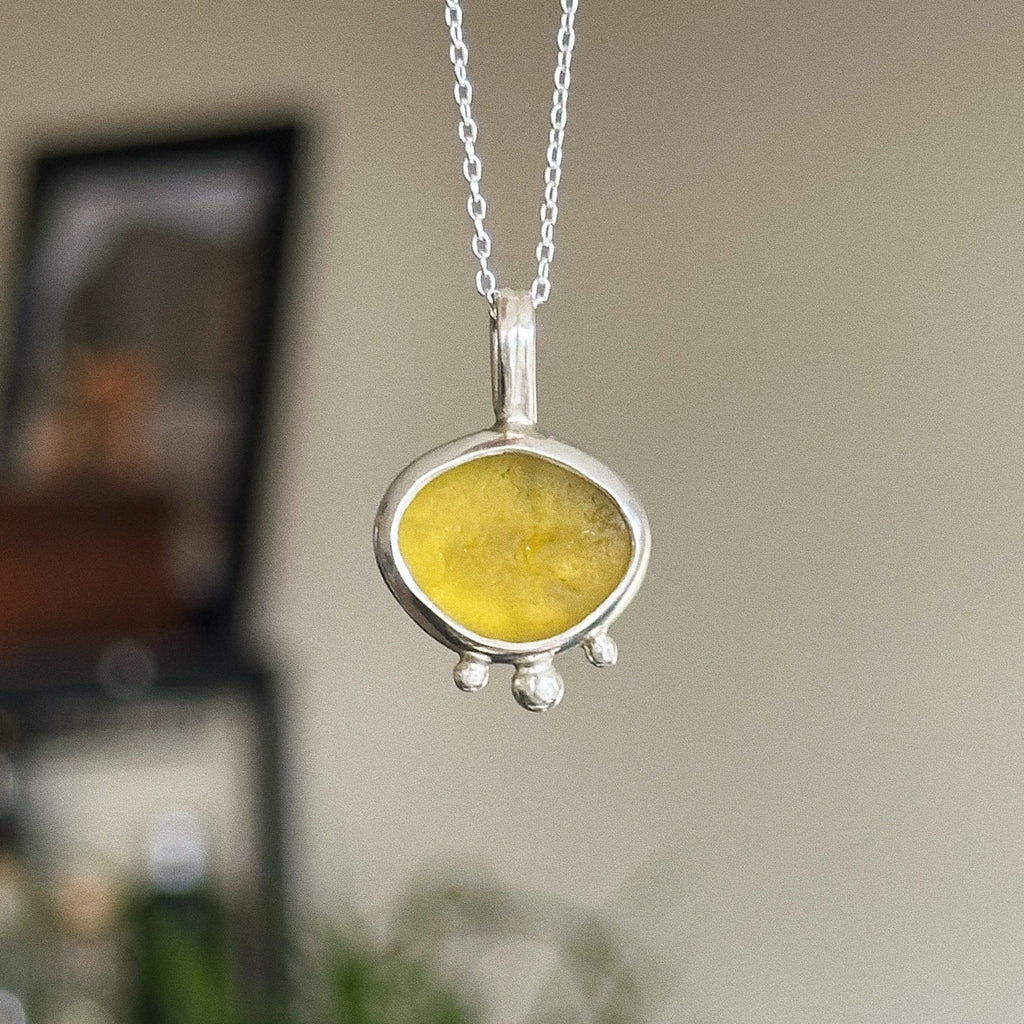 Sea glass pendant