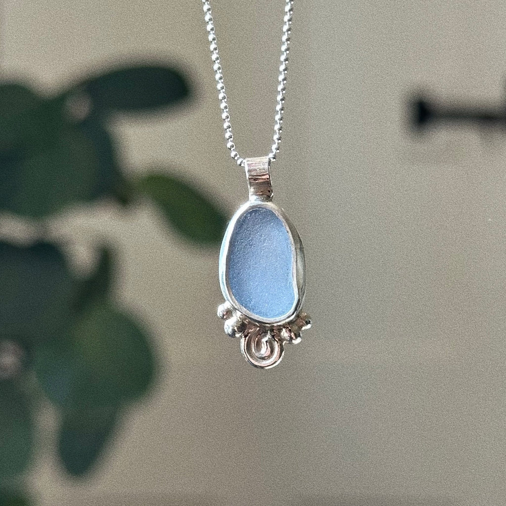 Artefact sea glass necklace No. 4