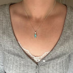 Artefact sea glass necklace No. 5