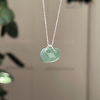 Manta ray silhouette pendant No. 3