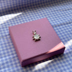 Moonstone bug pendant 2