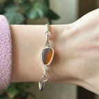 Sea glass cuff charm No. 1
