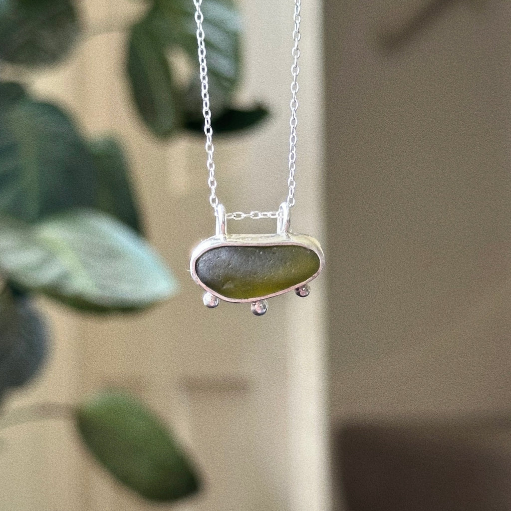 Sea glass pendant No. 4