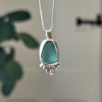 Artefact sea glass necklace No. 9