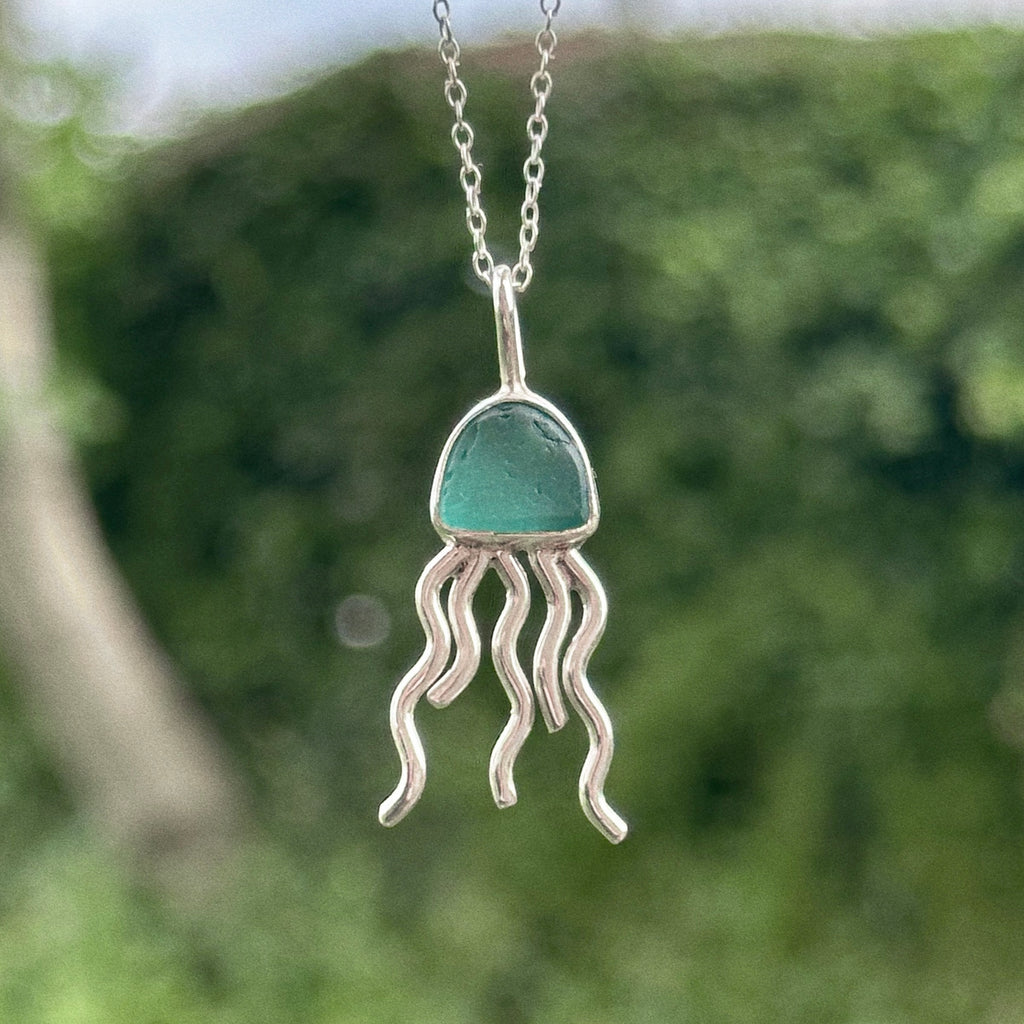 Sea glass jellyfish No. 1