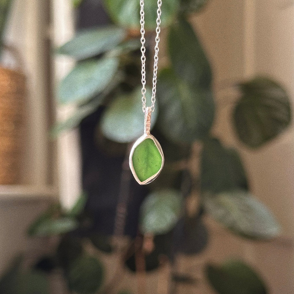Sea glass leaf