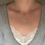 Artefact sea glass necklace No. 2