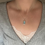 Artefact sea glass necklace No. 12