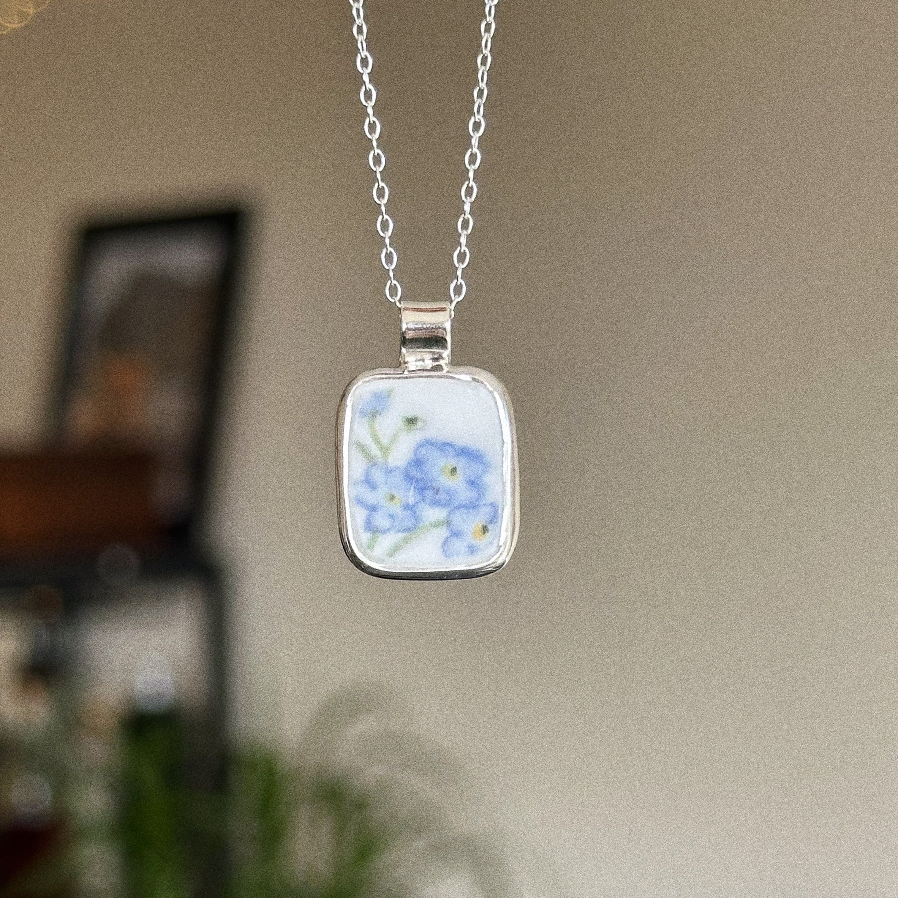 Vintage pottery pendant