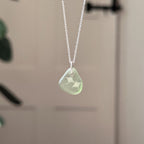 Manta ray silhouette pendant No. 6