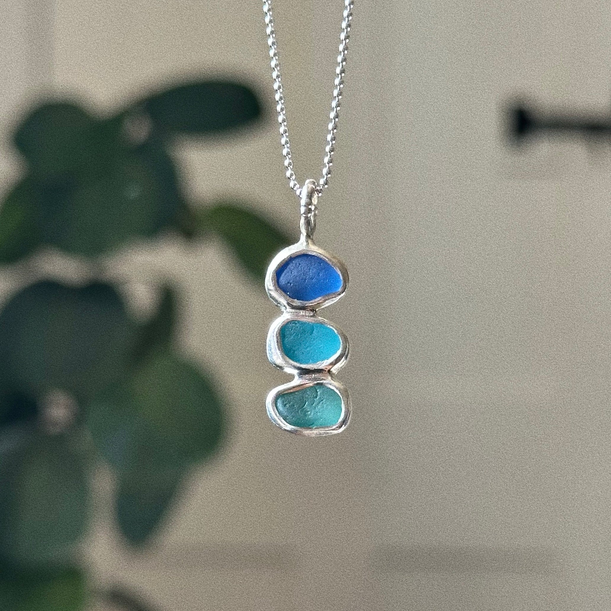 Artefact sea glass necklace No. 6