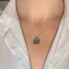 Manta ray silhouette pendant No. 3