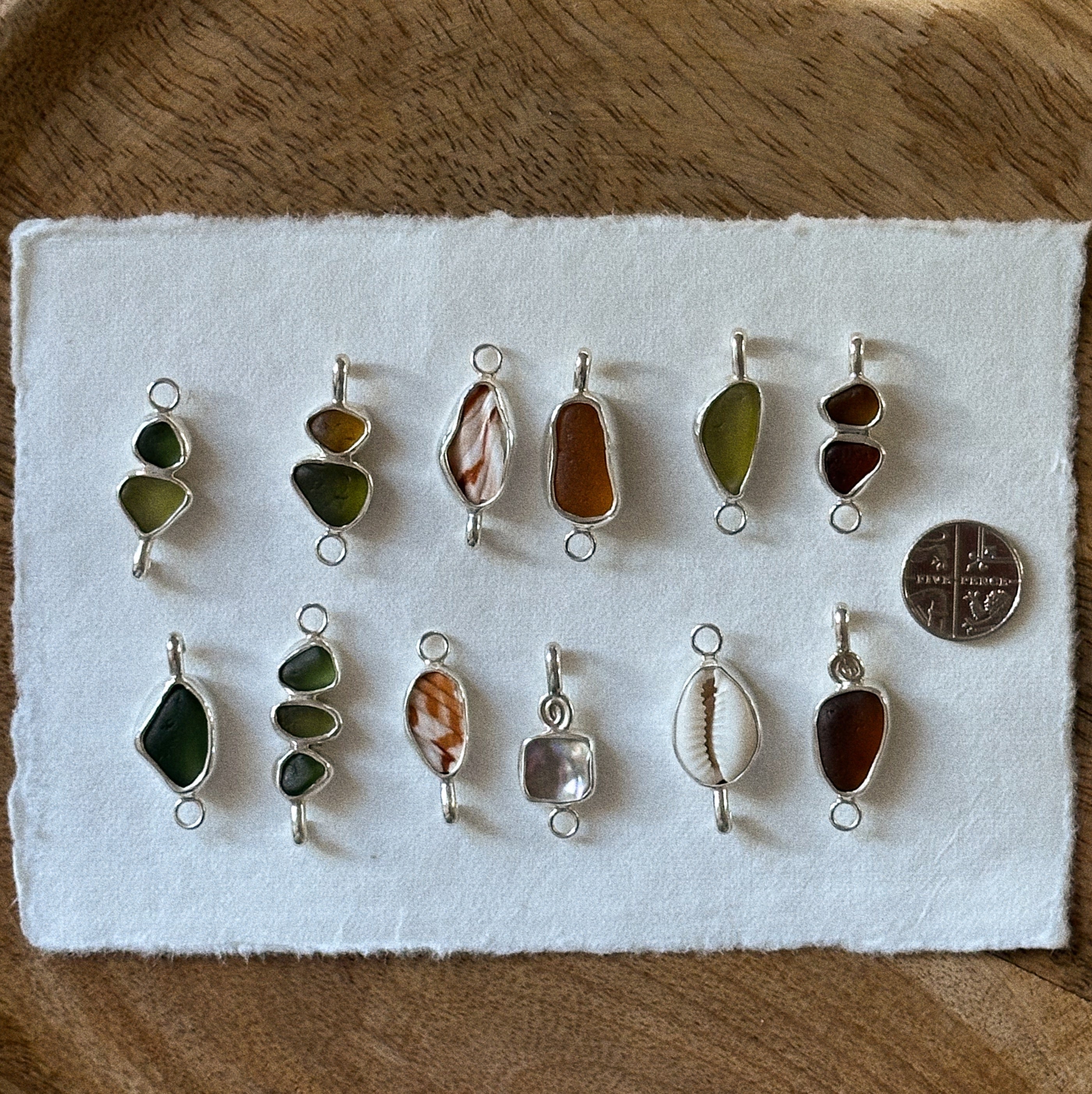 *Imperfect* Shell cuff charm No. 3