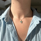 Sea glass turtle pendant No. 4