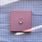 Moonstone bug pendant 2