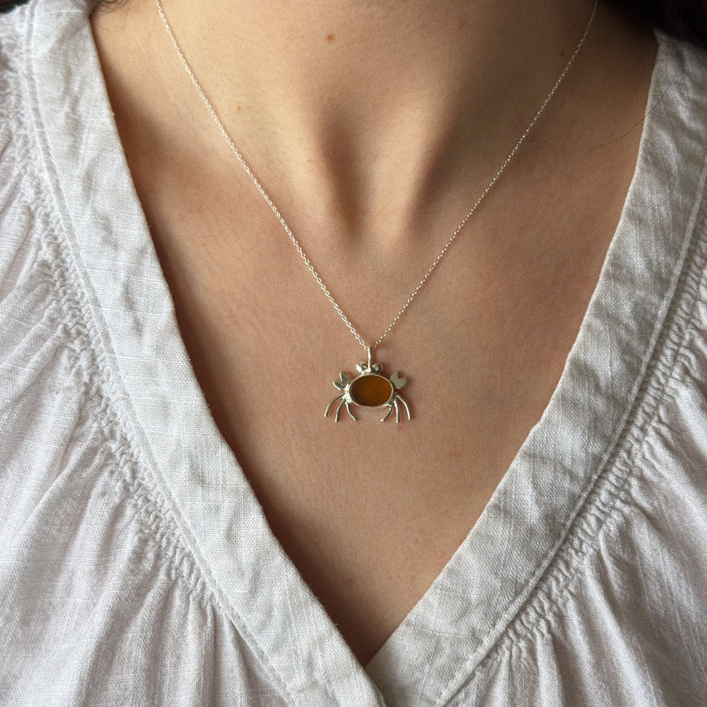 Sea glass crab