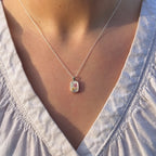 Vintage pottery pendant