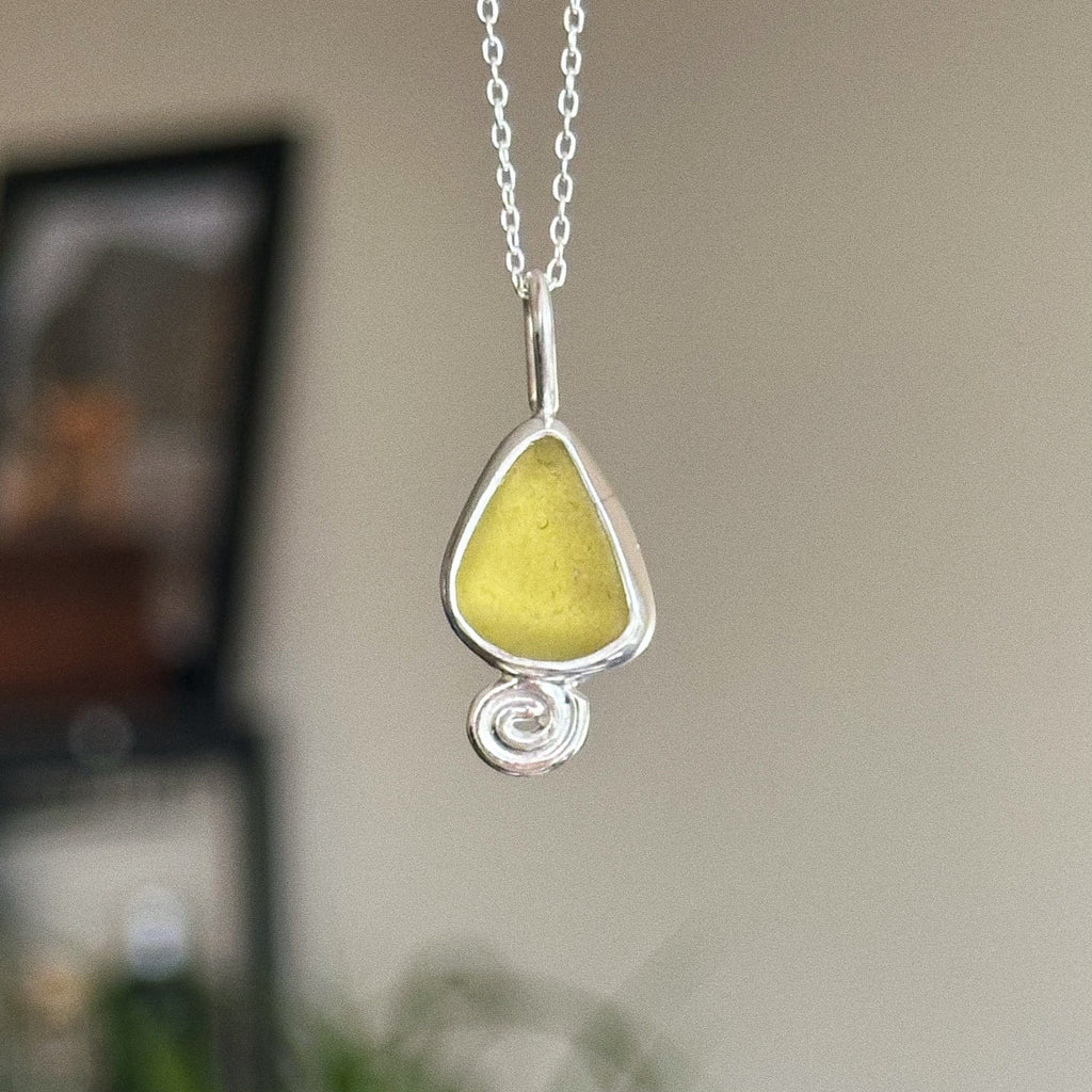 Sea glass pendant