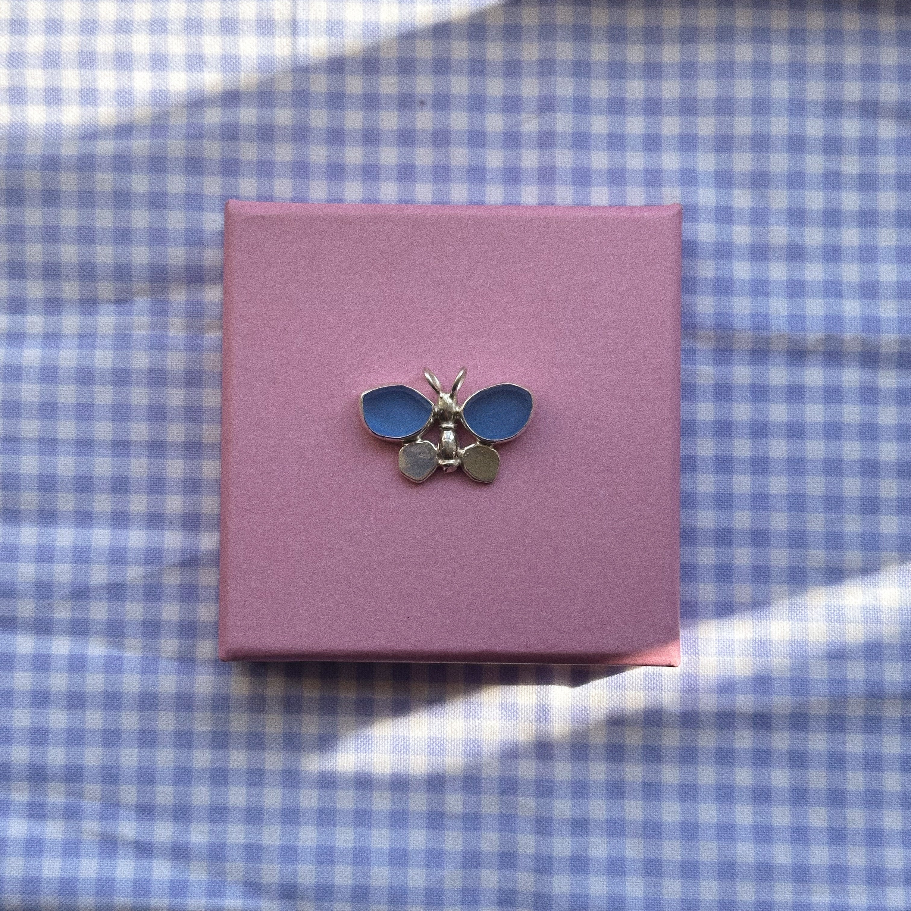 Sea glass butterfly