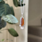 Sea glass pendant No. 7