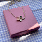 Tulip pendant + connected chain