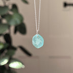 Turtle silhouette pendant No. 4