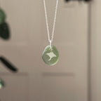 Manta ray silhouette pendant No. 7