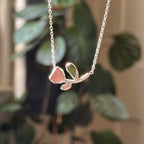 Tulip pendant + connected chain