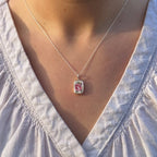 Vintage pottery pendant