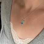Artefact sea glass necklace No. 12