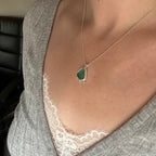 Artefact sea glass necklace No. 8