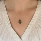 Manta ray silhouette pendant No. 1