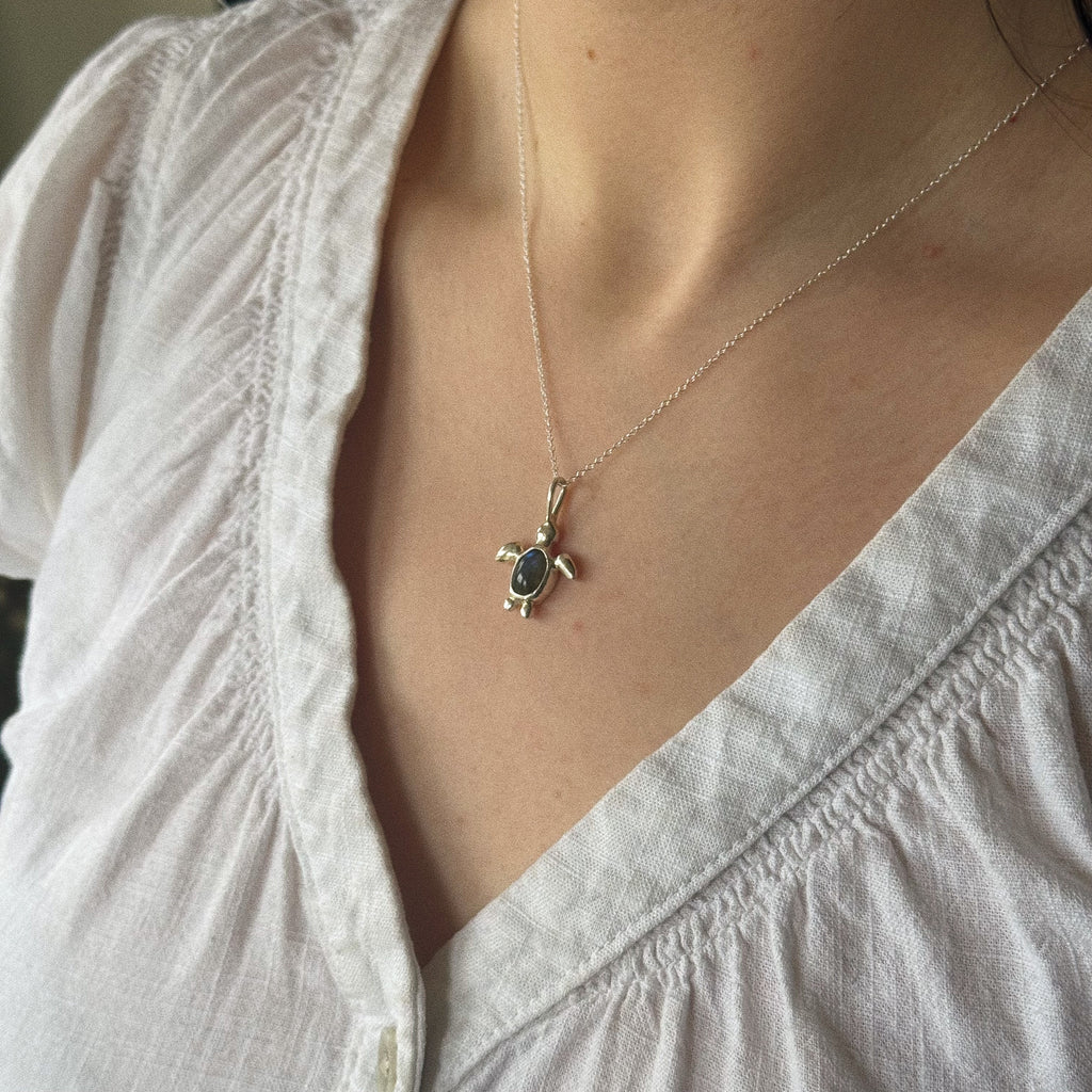 Labradorite turtle
