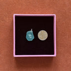 Manta ray silhouette pendant No. 2
