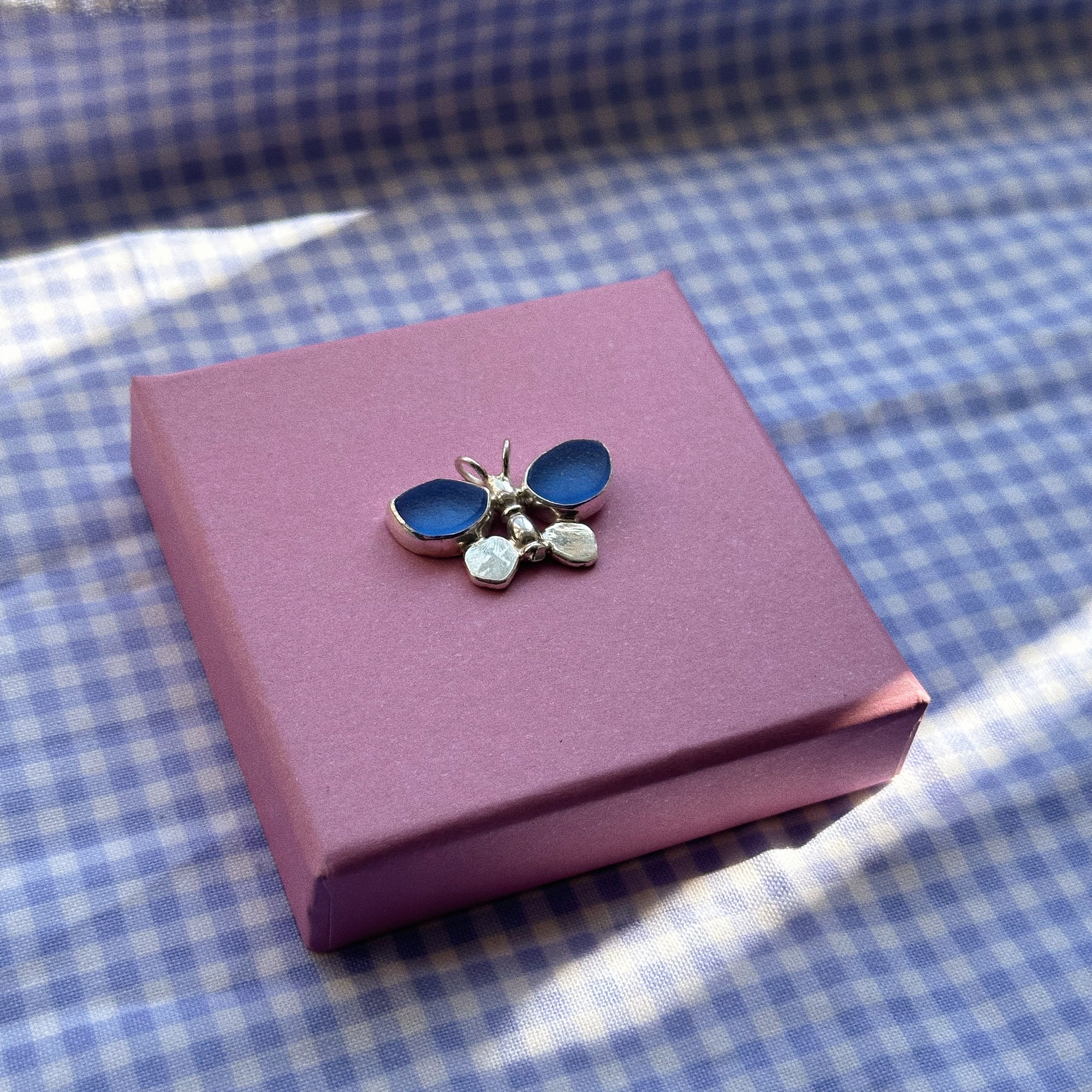 Sea glass butterfly