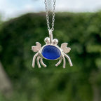 Sea glass crab pendant No. 2