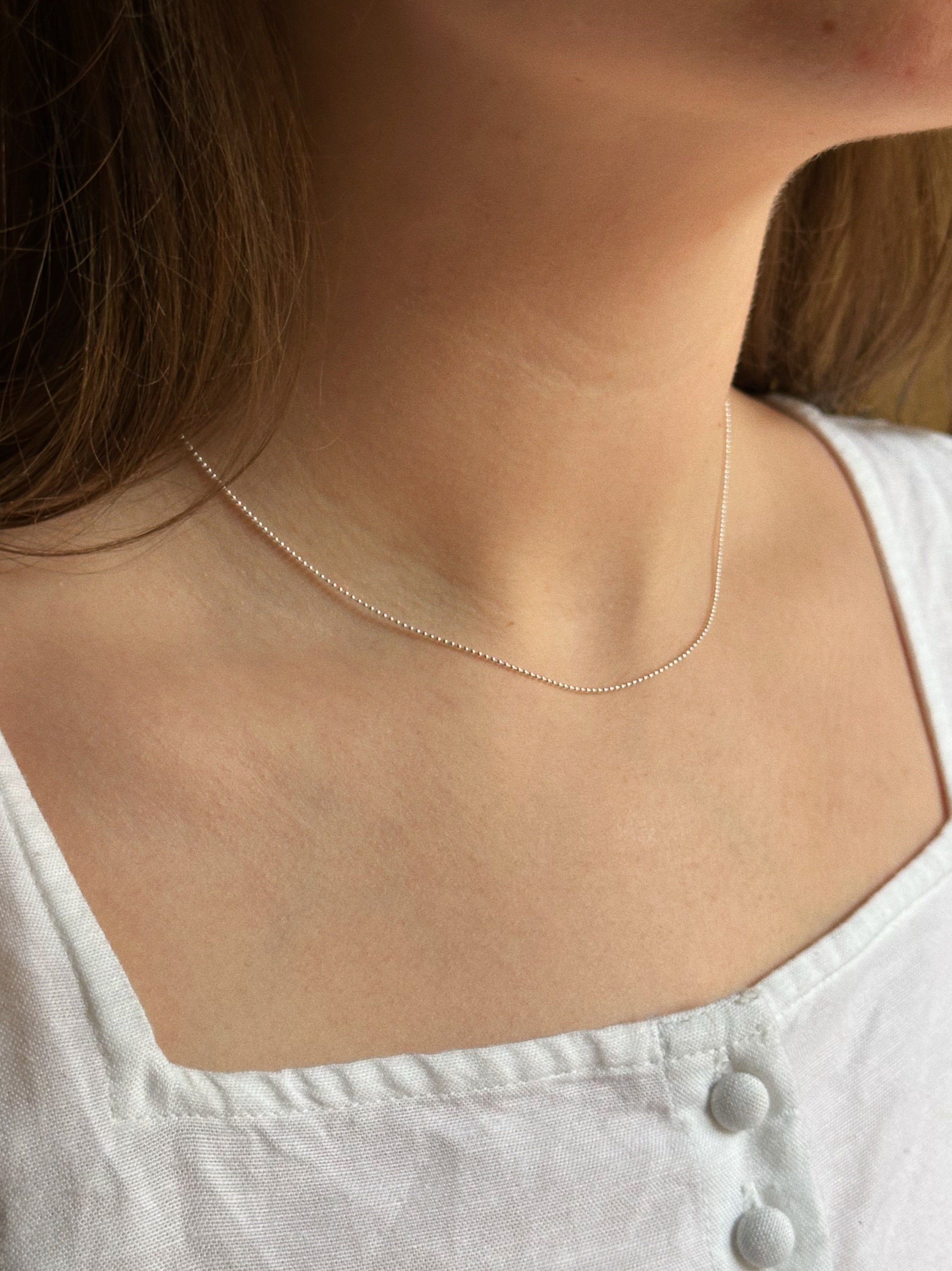 Beaded charm keeper chain