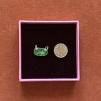 Whale shark silhouette pendant No. 5