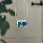 Artefact sea glass necklace No. 14