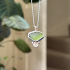 Sea glass pendant No. 3
