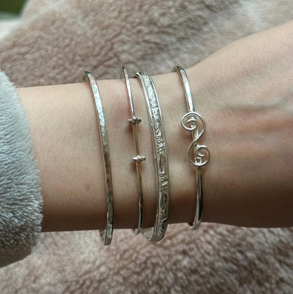 Dainty charm cuff