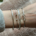 Dainty charm cuff
