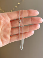 Beaded charm keeper chain