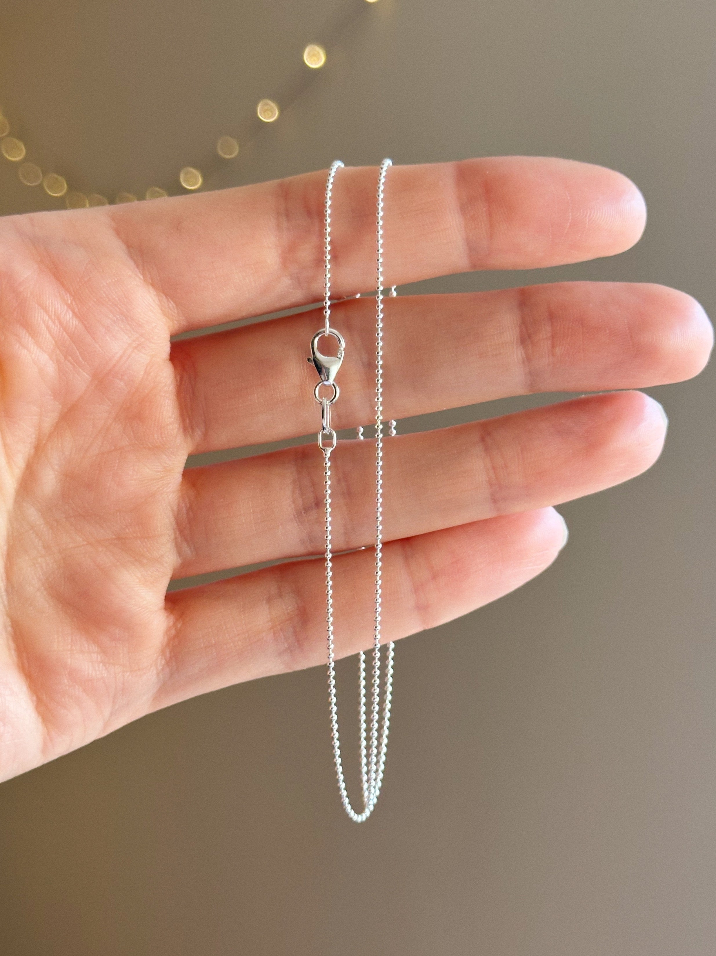 Beaded charm keeper chain