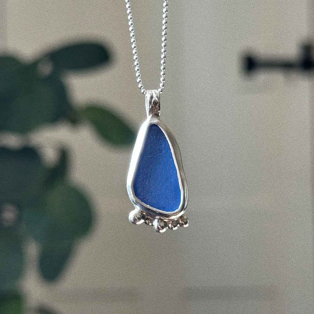 Artefact sea glass necklace No. 7