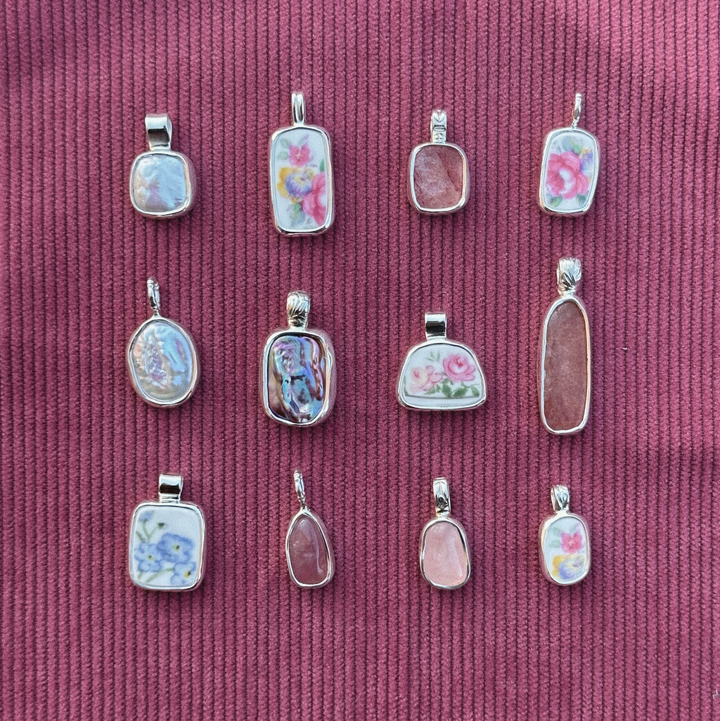 Rose quartz pendant