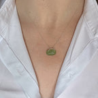 Whale shark silhouette pendant No. 5